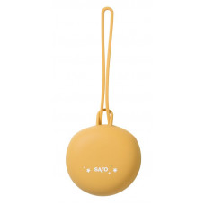 Cajita portachupetes Silicona Mostaza de Saro